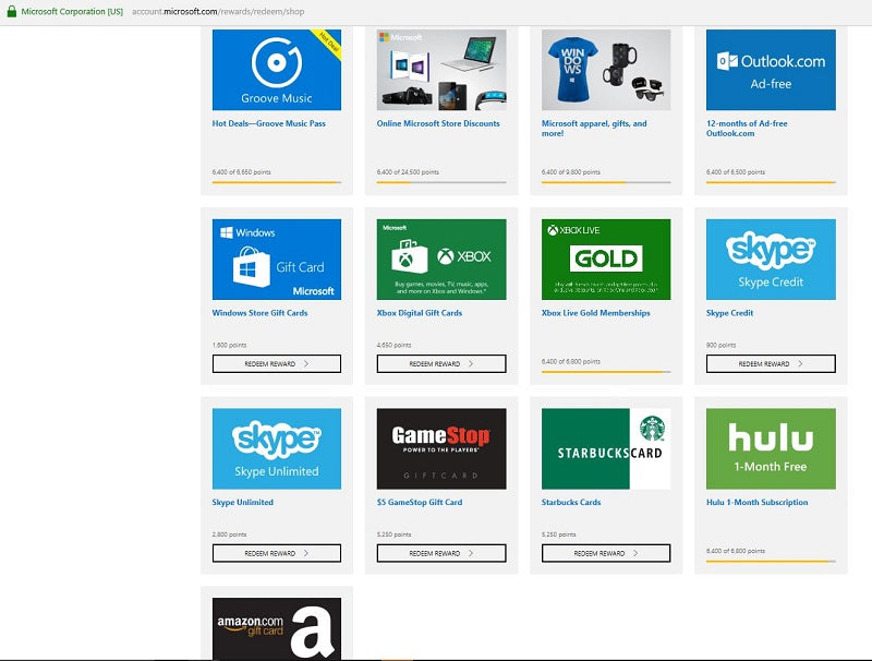 microsoft rewards