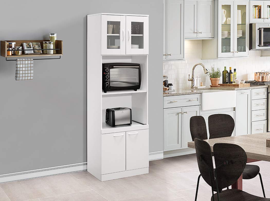 microwave storage cabinet