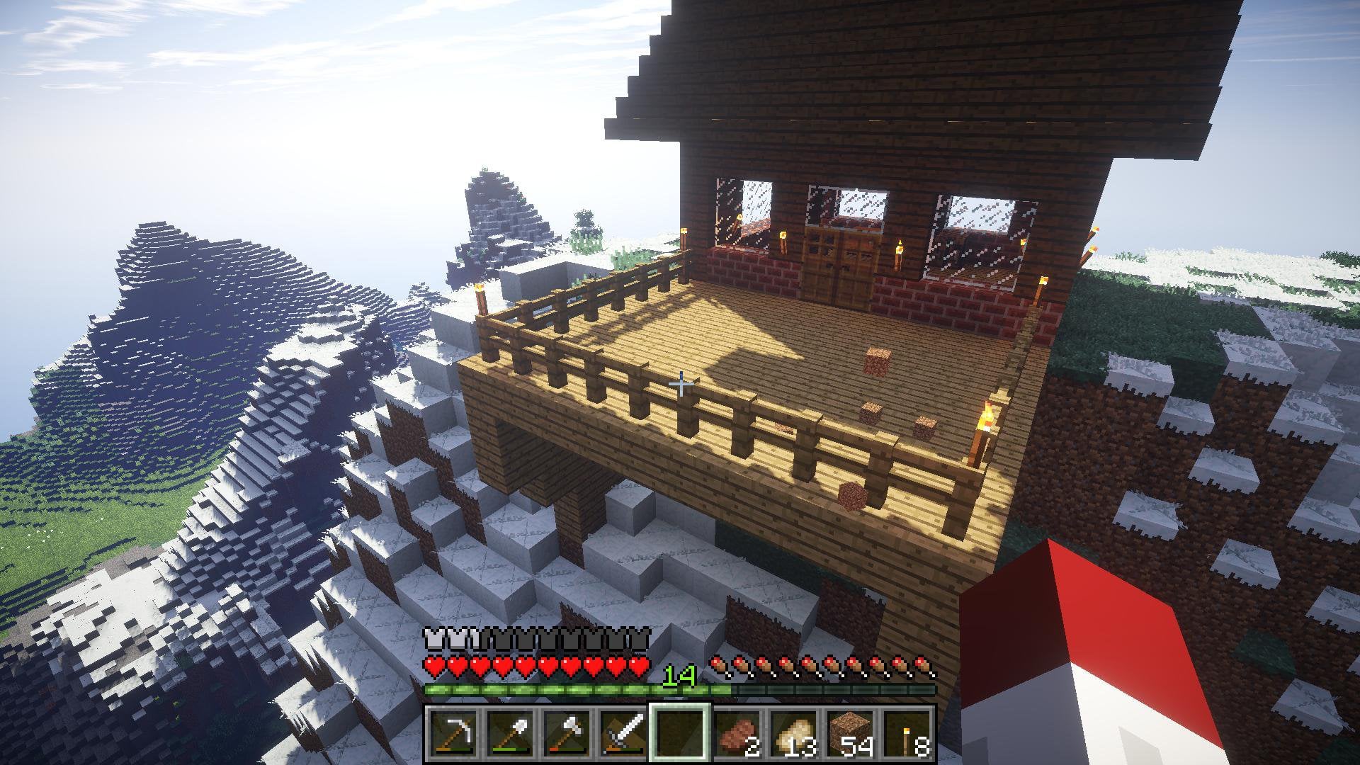 minecraft balcony