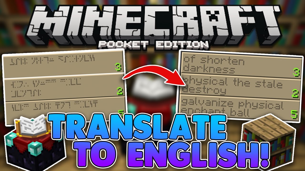 minecraft enchanting table translation