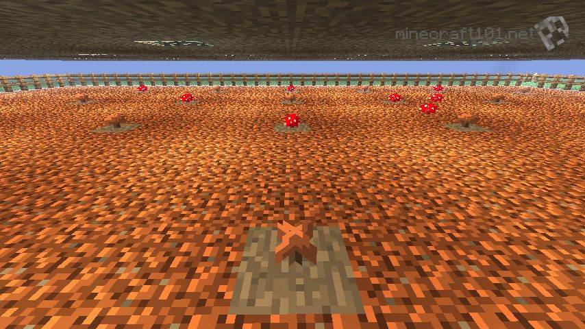 minecraft mushroom farm design