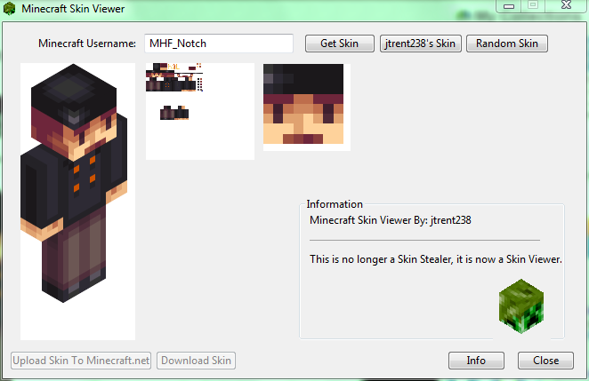 minecraft skin viewer