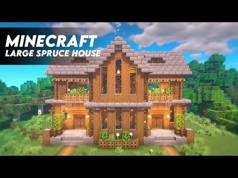 minecraft spruce house