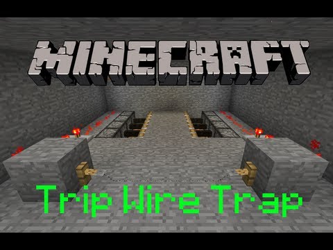 minecraft tripwire trap