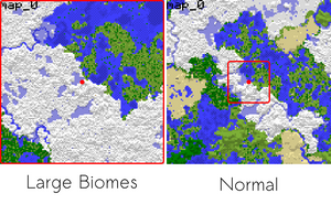 minecraft world type large biomes