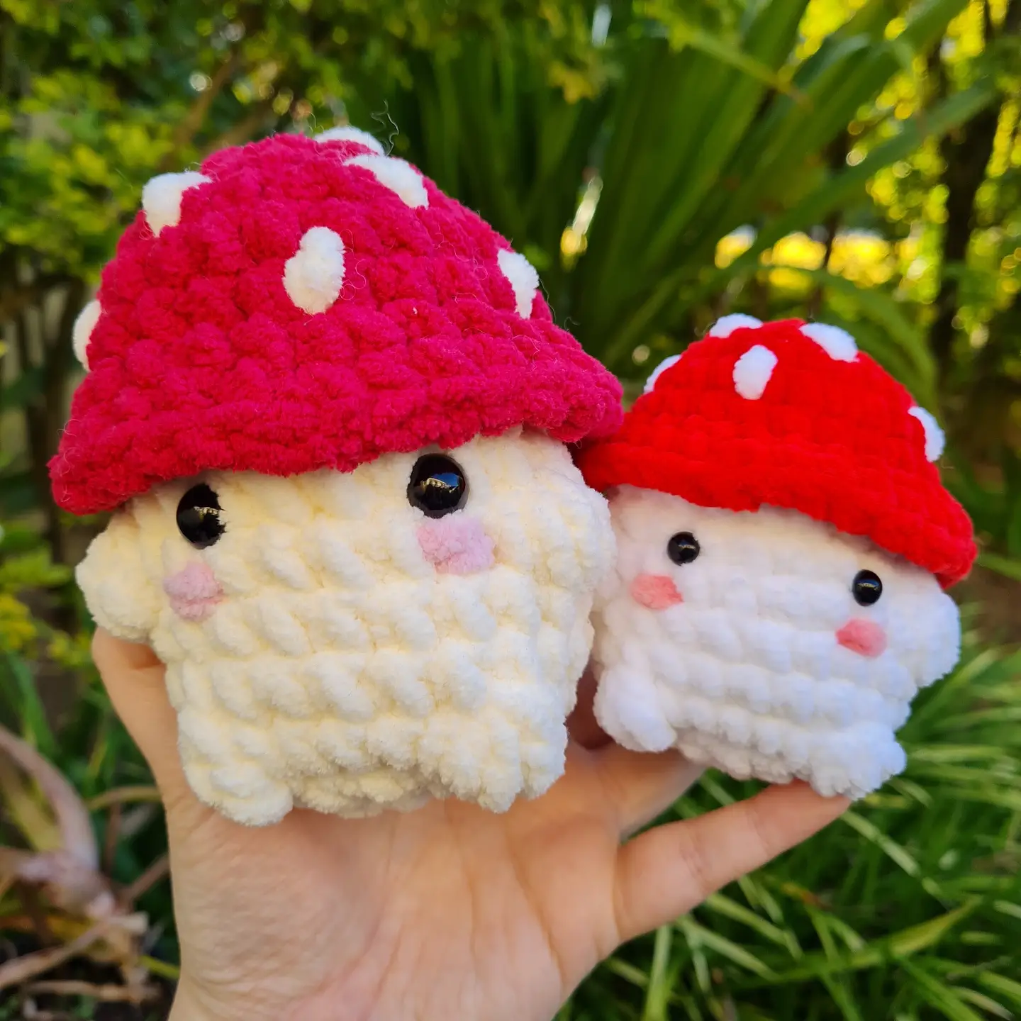 mini mushroom crochet pattern