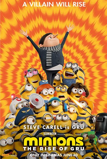 minions: the rise of gru showtimes