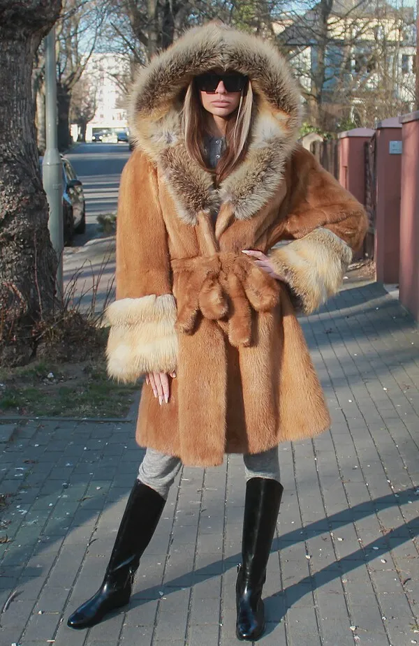 mink fur coat real