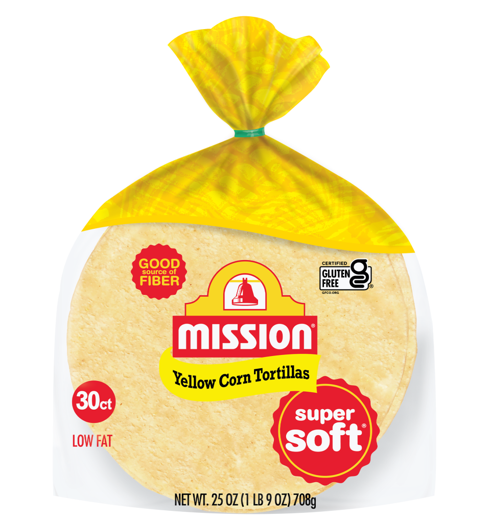 mission super size yellow corn tortillas