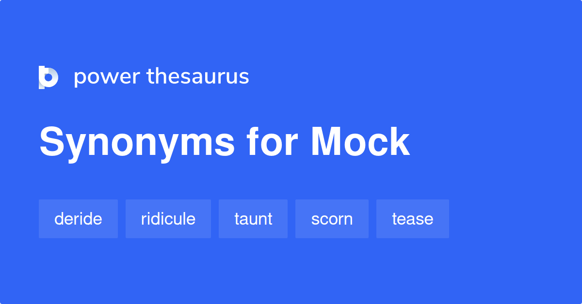 mock synonyms