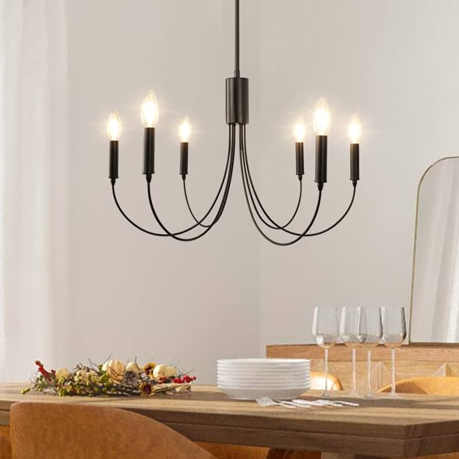 modern farmhouse chandelier