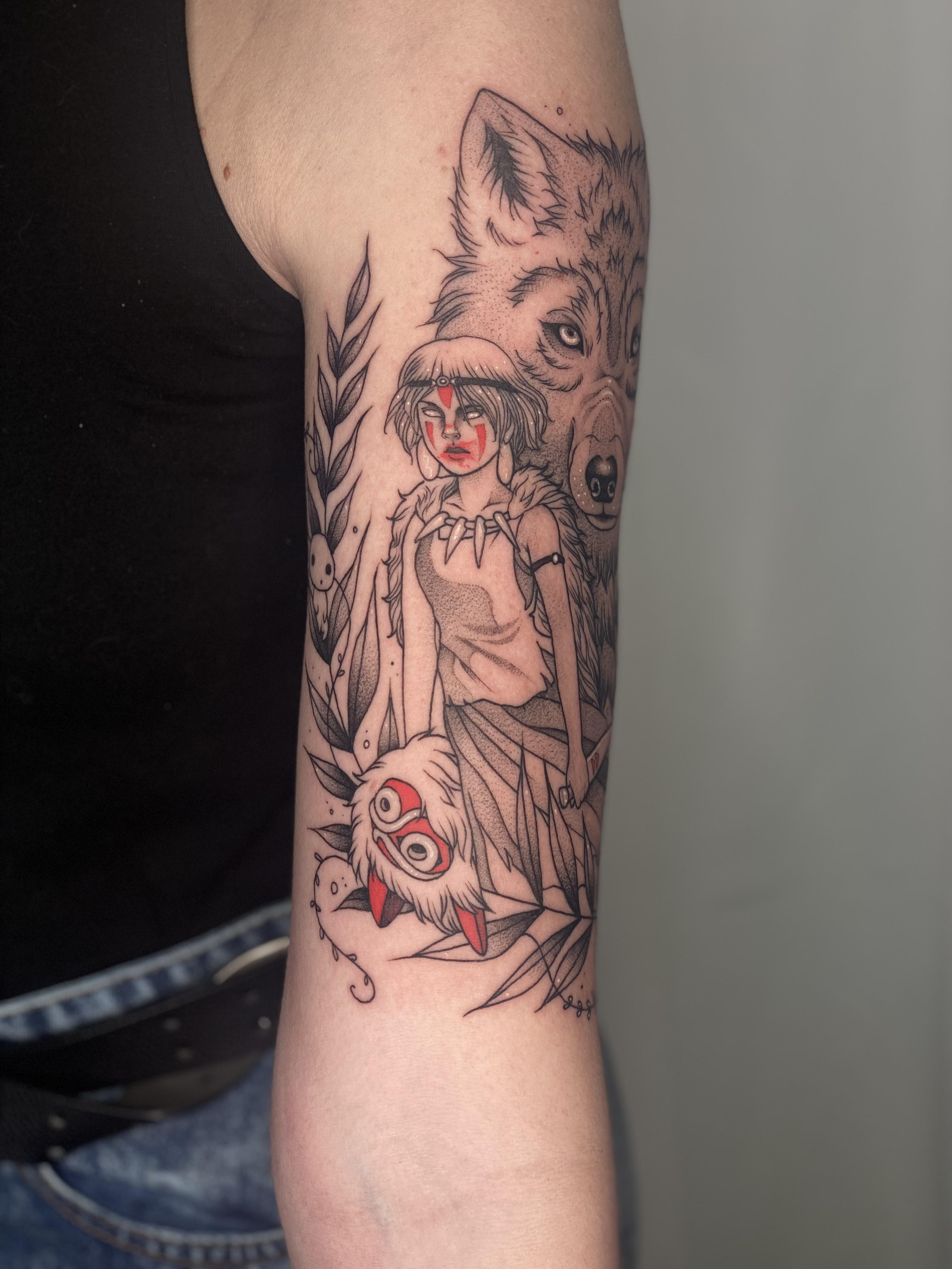 mononoke tattoo