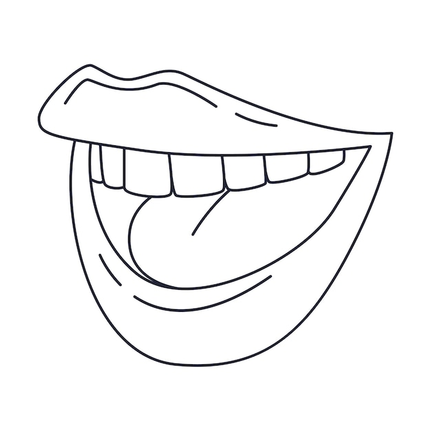 mouth outline images