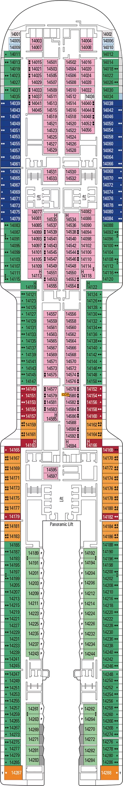 msc world america deck plan