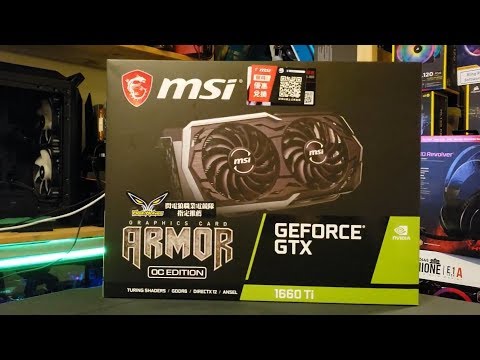 msi geforce gtx 1660 ti armor 6gb gddr6