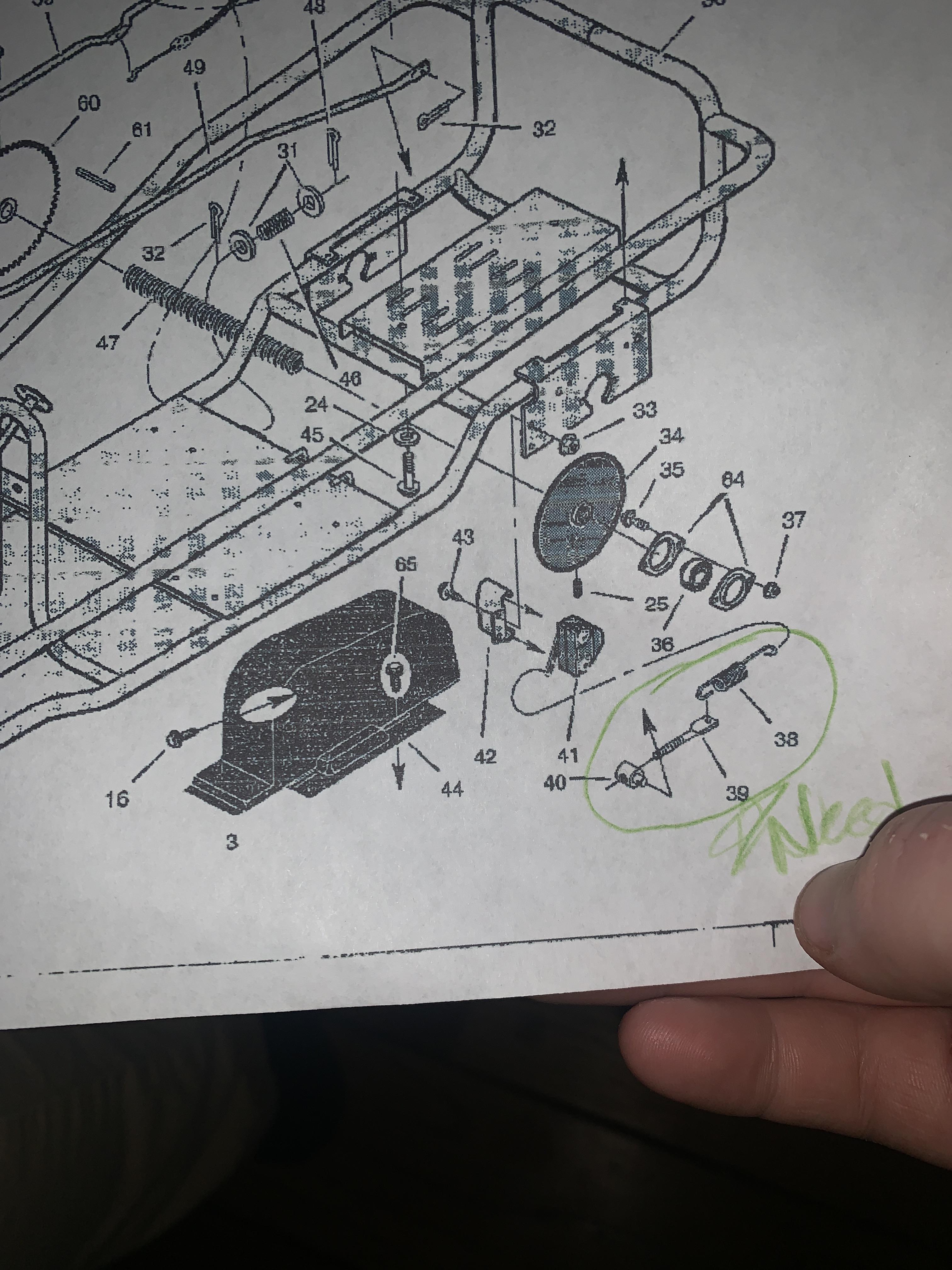 murray go kart parts diagram