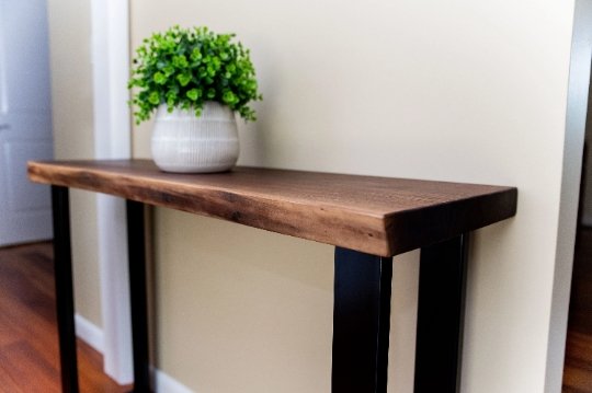 narrow console table for hallway