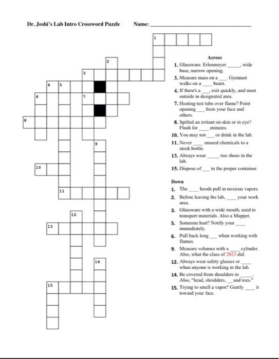 narrow opening crossword