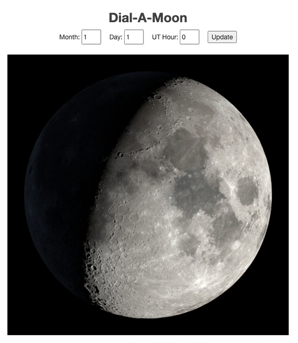 nasa moon phases on birthday