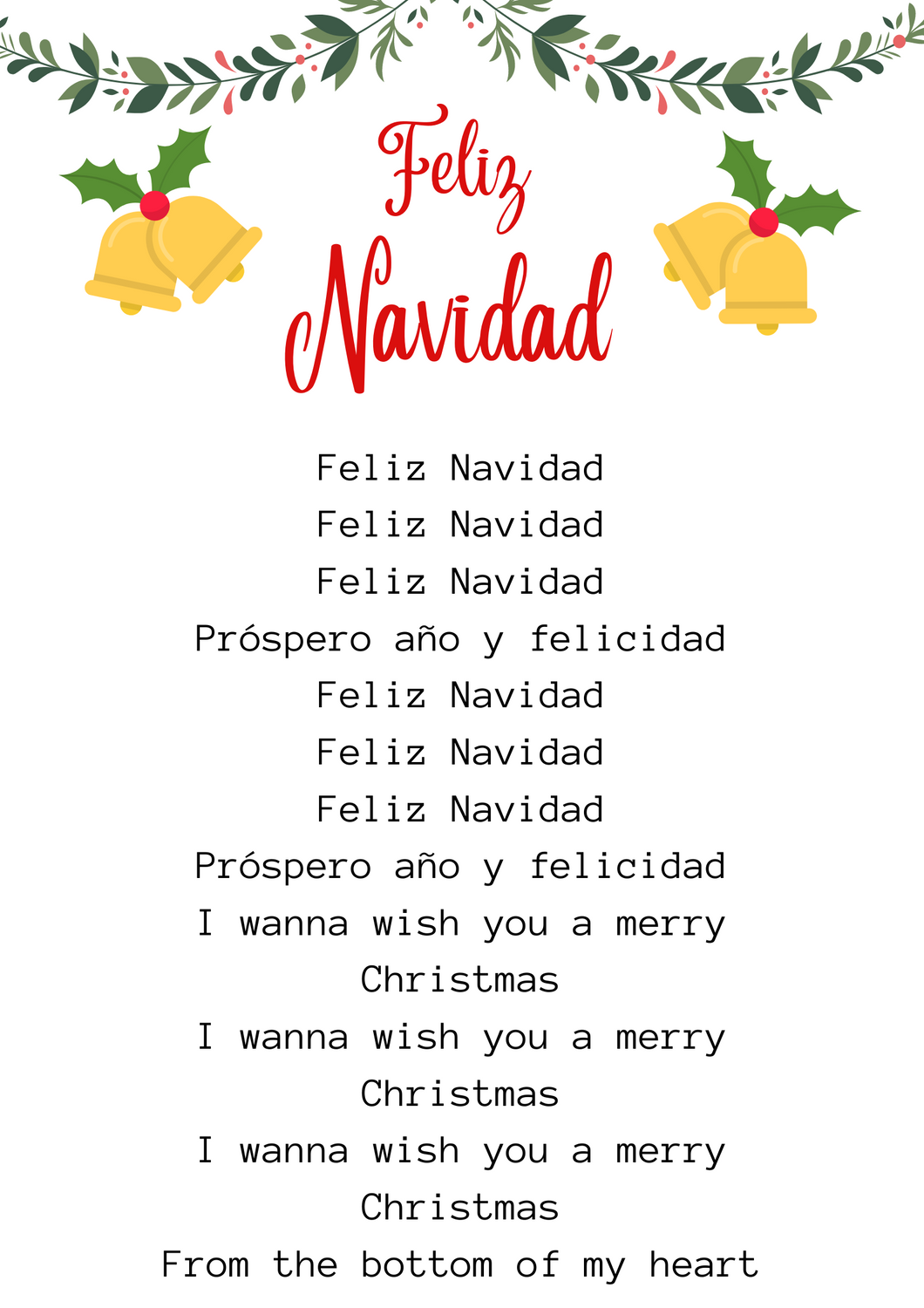 navidad song lyrics