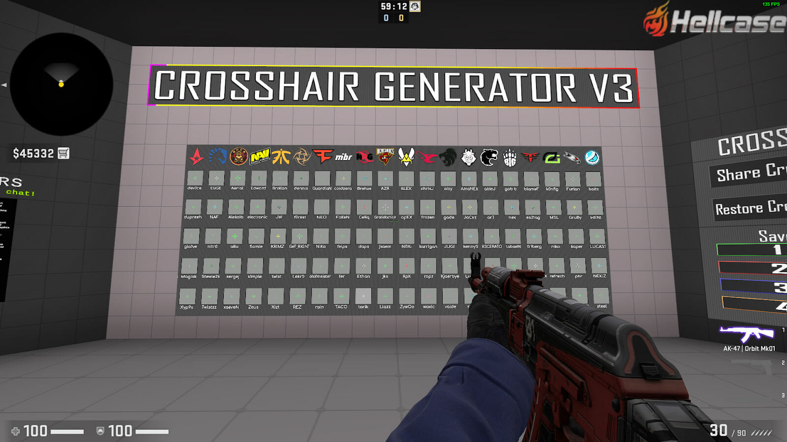 neo cs crosshair