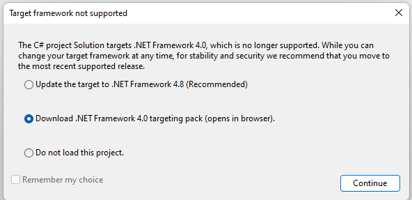 .net 4.0 targeting pack