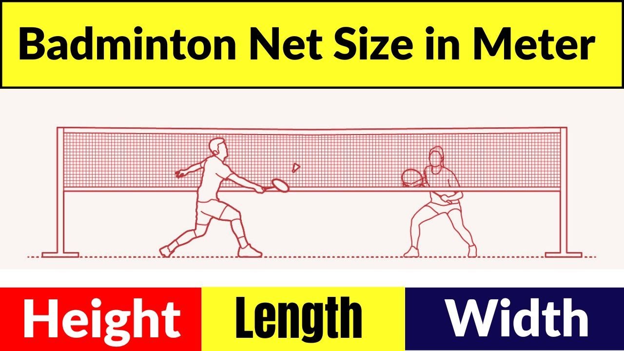 net height in badminton