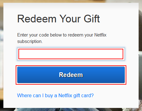 netflix com redeem