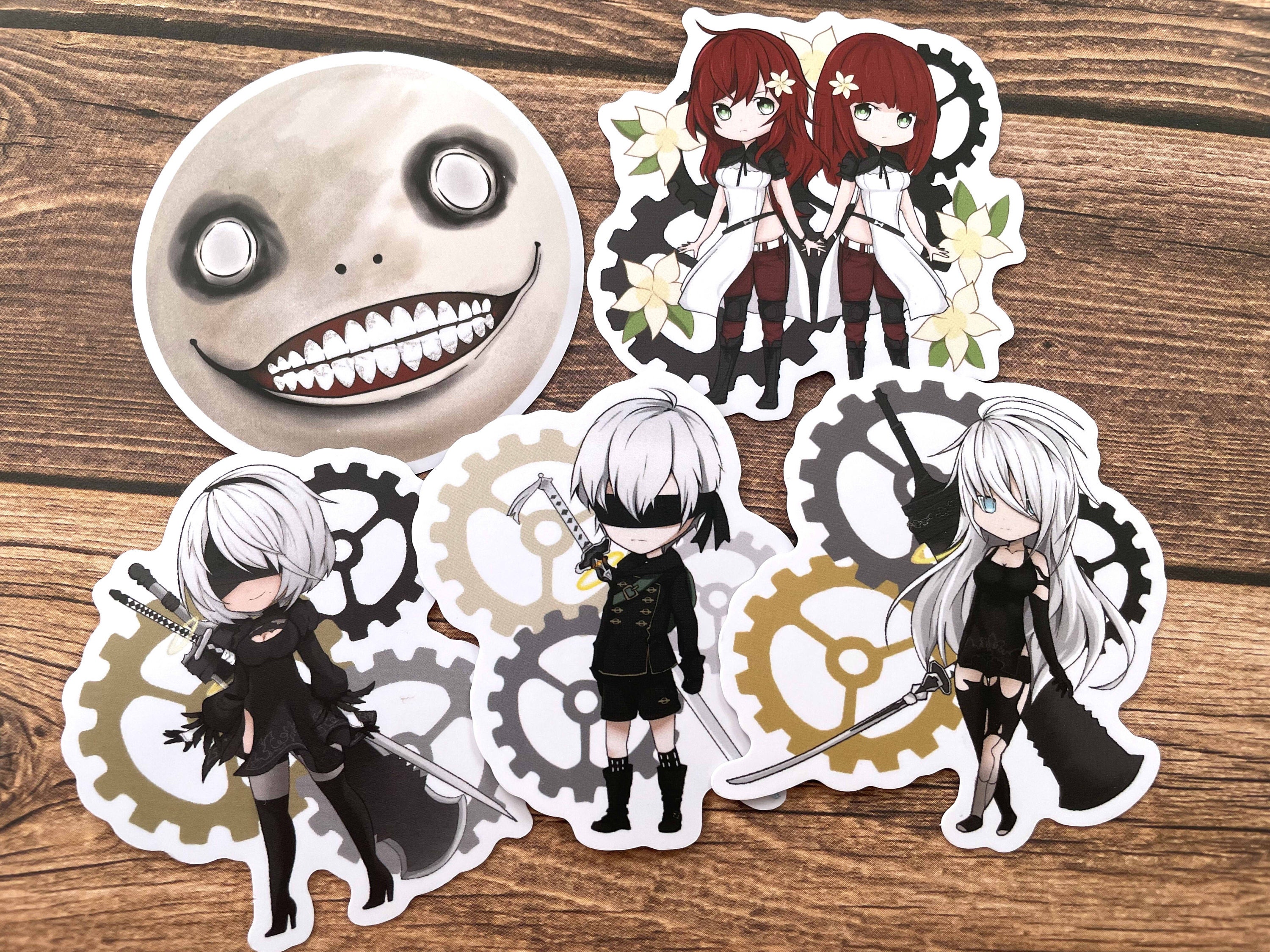 nier automata stickers