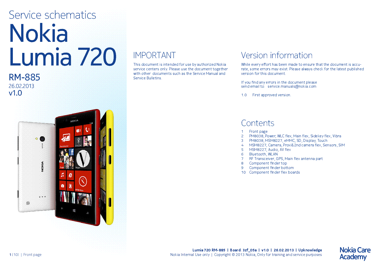 nokia lumia 720 service manual