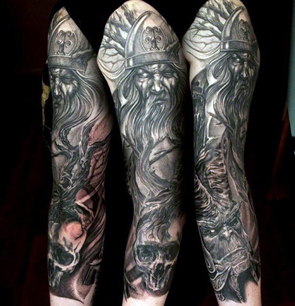 norse tattoo sleeve