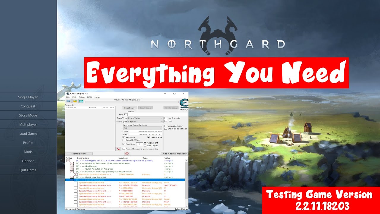 northgard cheats