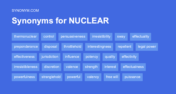 nuclear synonym