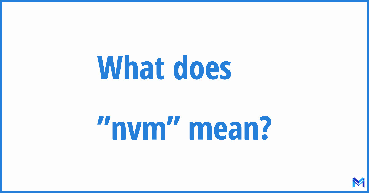 nvm abbreviation