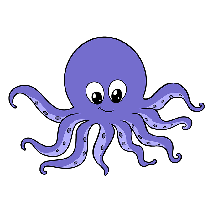 octopus pictures to draw