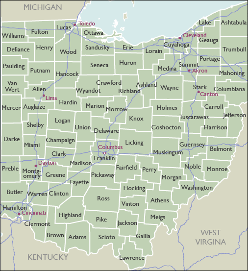 ohio county zip code