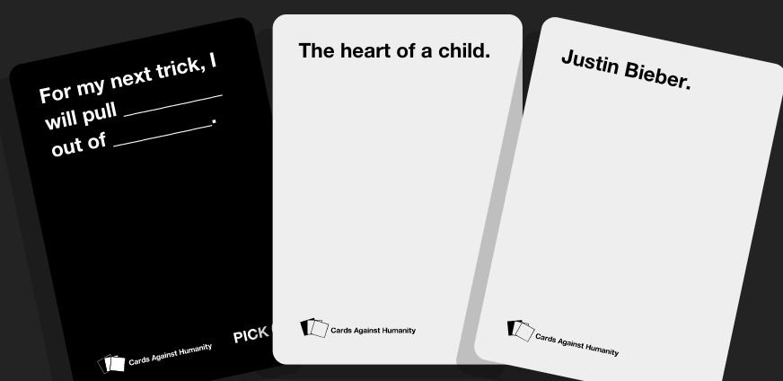 online cards against