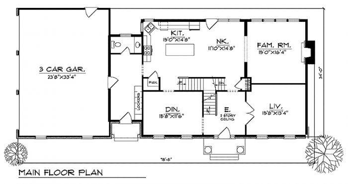 open concept colonial house plans