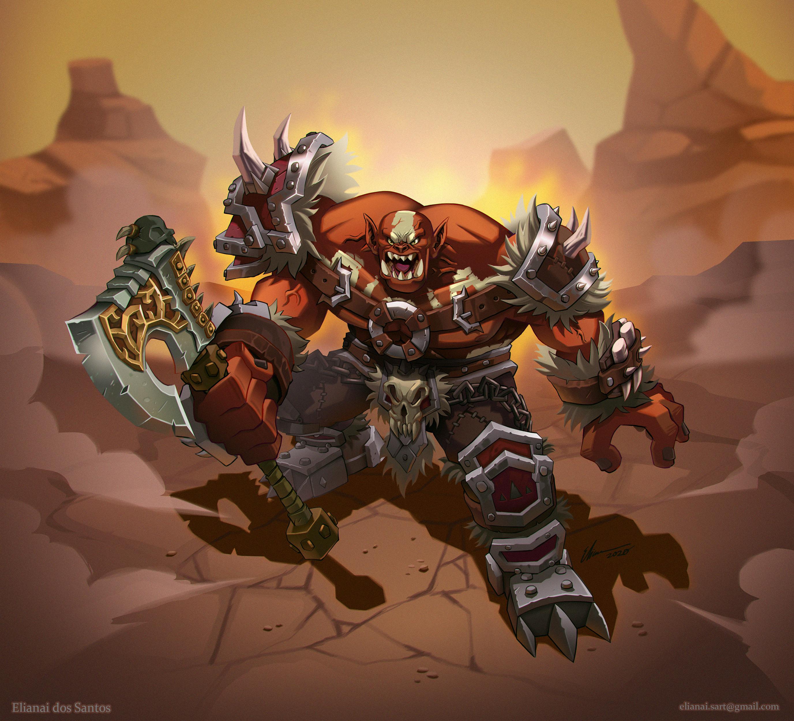 orc warrior art