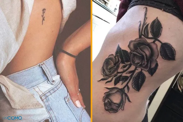 originales tatuajes en las costillas para mujer