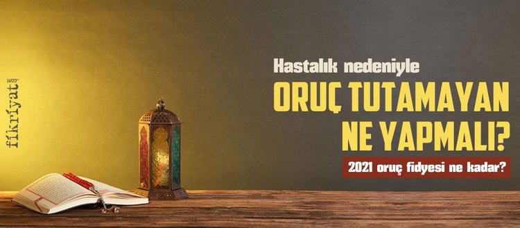 oruç fidyesi 2021