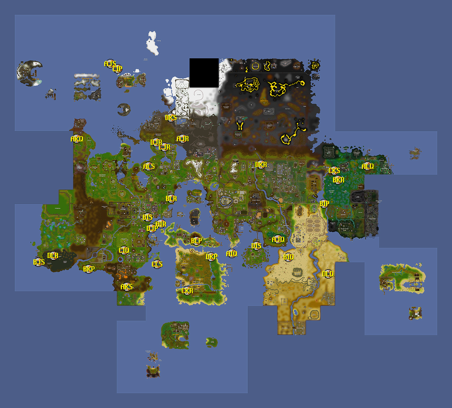 osrs map fairy rings