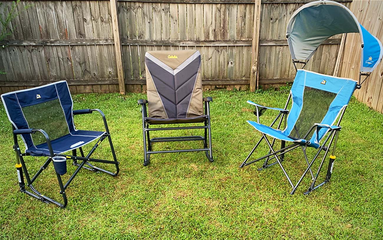 outdoor folding rocker