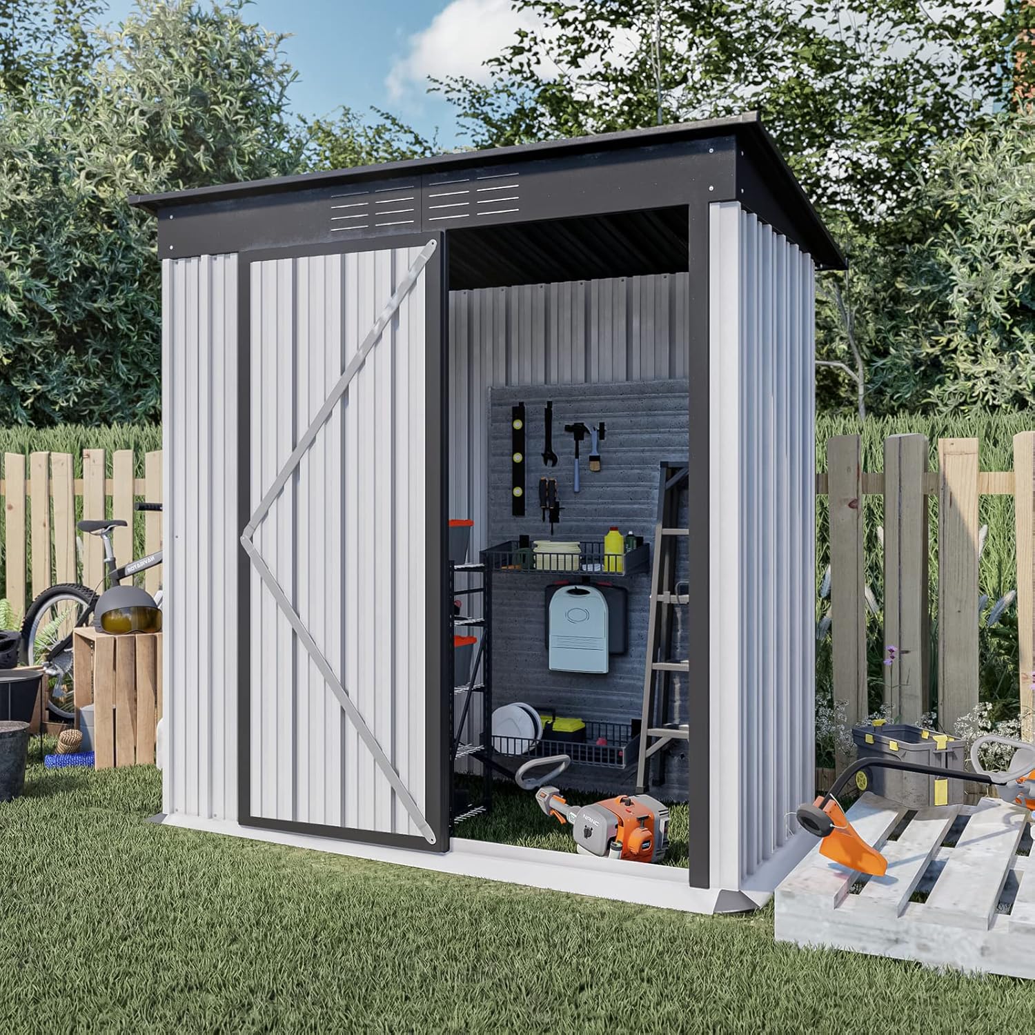 outdoor shed storage