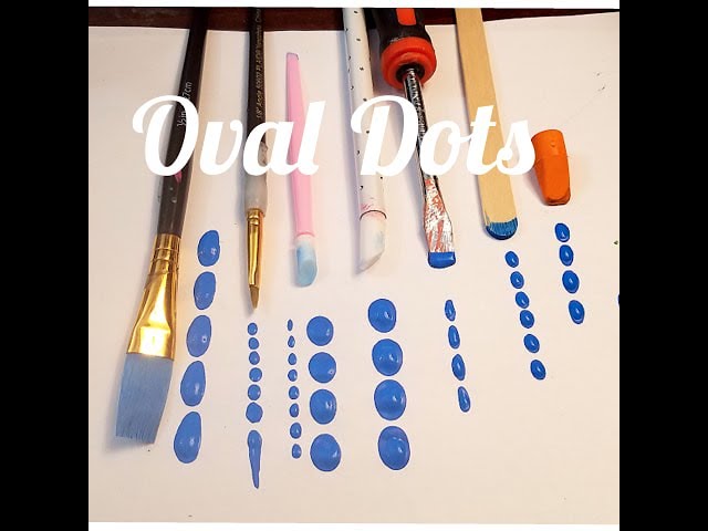 oval dotting tools