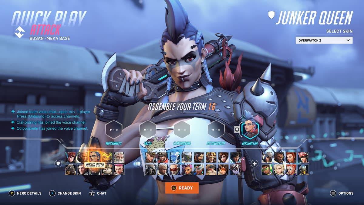 overwatch hero screen