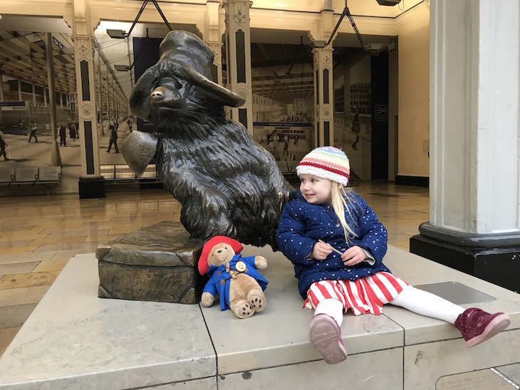 paddington bear bench