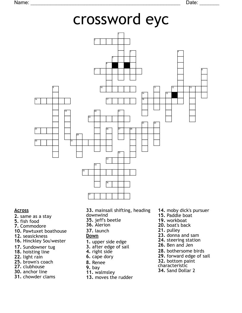 paddle boat crossword clue