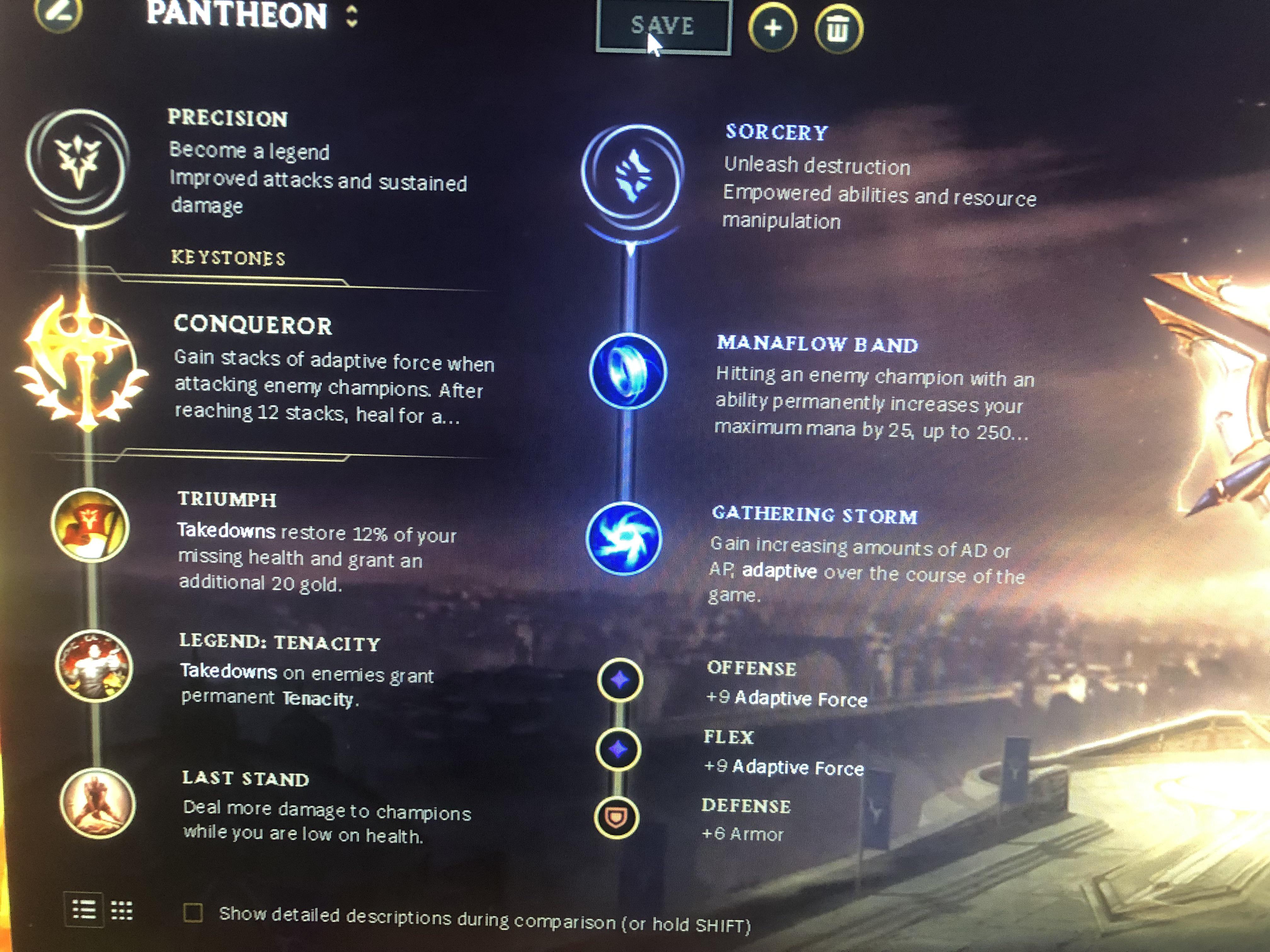 pantheon runes