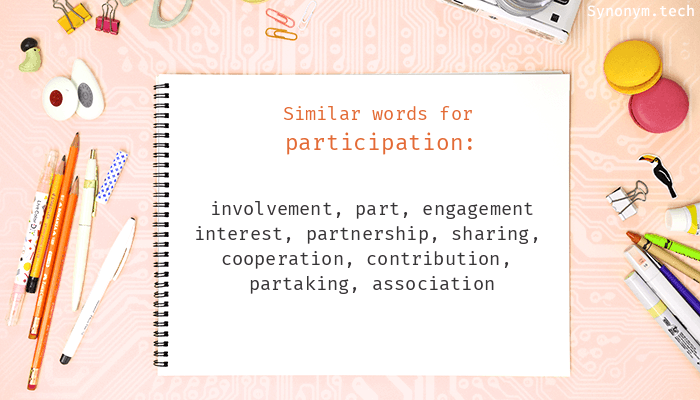 participation synonym